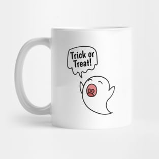 Trick or Treat! Halloween Funny Ghost Mug